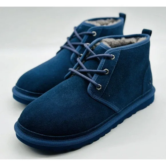 UGG | Shoes | New Ugg Neumel Navy Suede Shearling Low Chukka  display picture 3